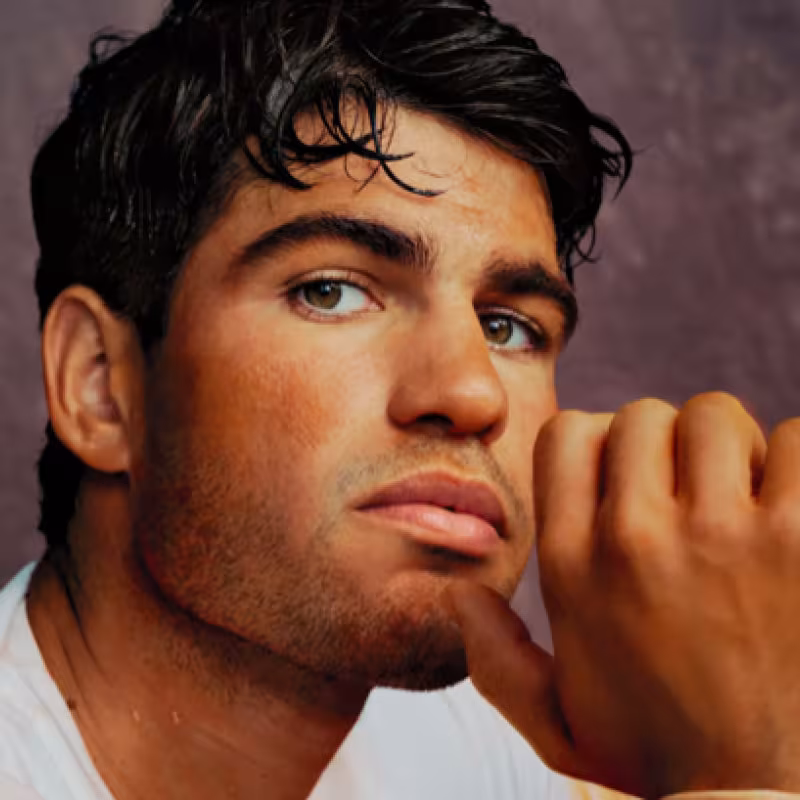 Alcaraz: "I get overwhelmed if I think I have 15 years of career ahead of me." Source: Vanity Fair