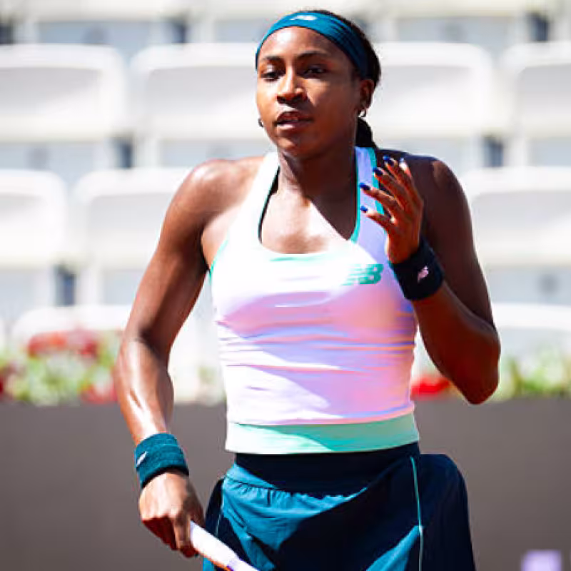 Solana Sierra spares Gauff's life. Source: Getty