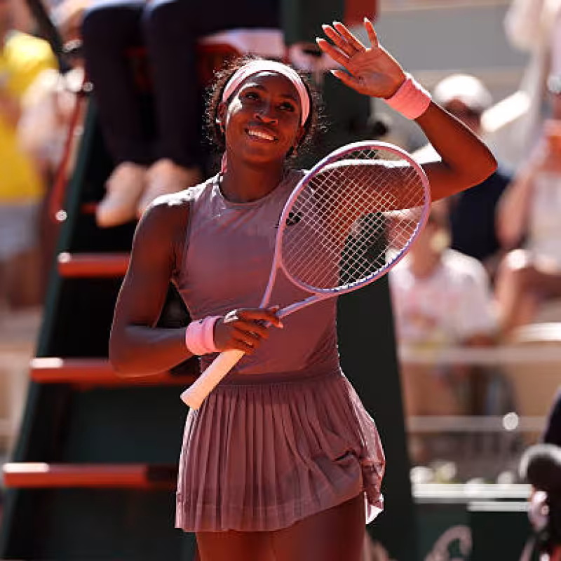Gauff talks about Roland Garros' decision not to put cameras in private areas.