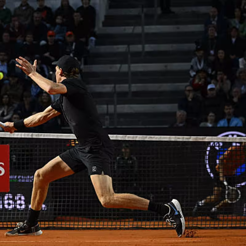This is the schedule for the resumption of Sinner - Medvedev at the ATP Rome 2026. Photo: Getty Images