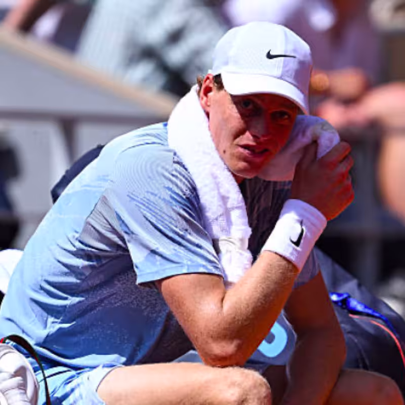 Sinner: "I can't remember the last time I felt so weak." Source: Getty