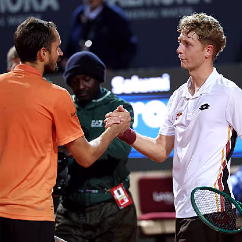 Medvedev's curious confession about Landaluce after his match in Rome