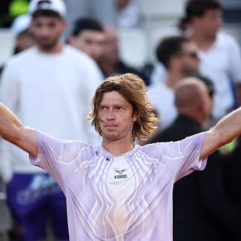 Rublev, prior to facing Sinner: "I look forward to challenging him." Photo: Gettyimages