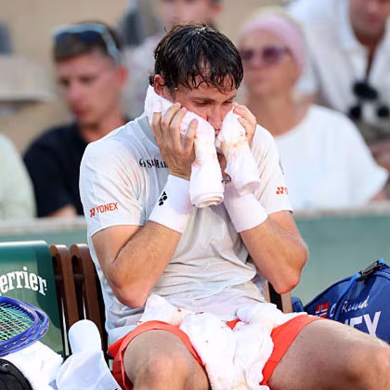 Ruud explains the reason for the slump that almost cost him elimination at Roland Garros. Photo: Getty Images.