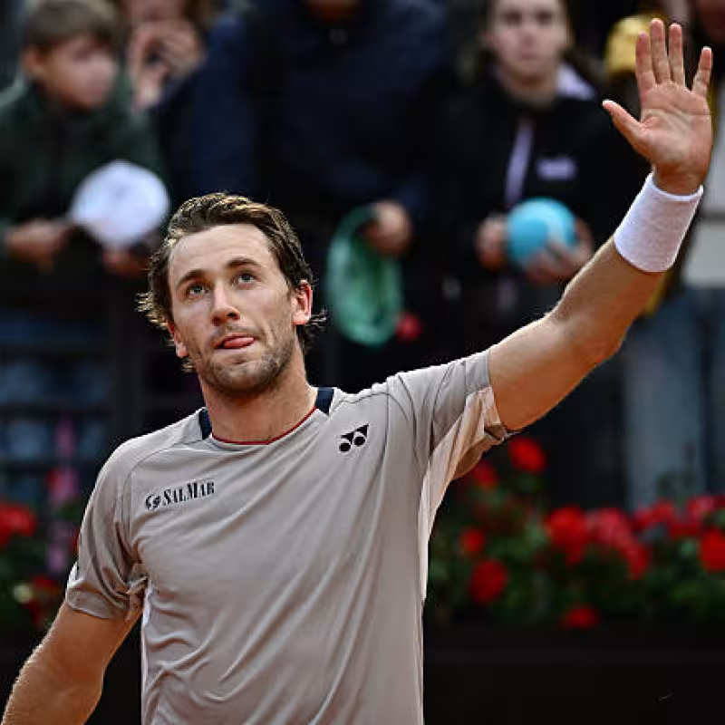 Ruud achieves a milestone in the unprecedented clay court Masters 1000 of this decade. Photo: Gettyimages