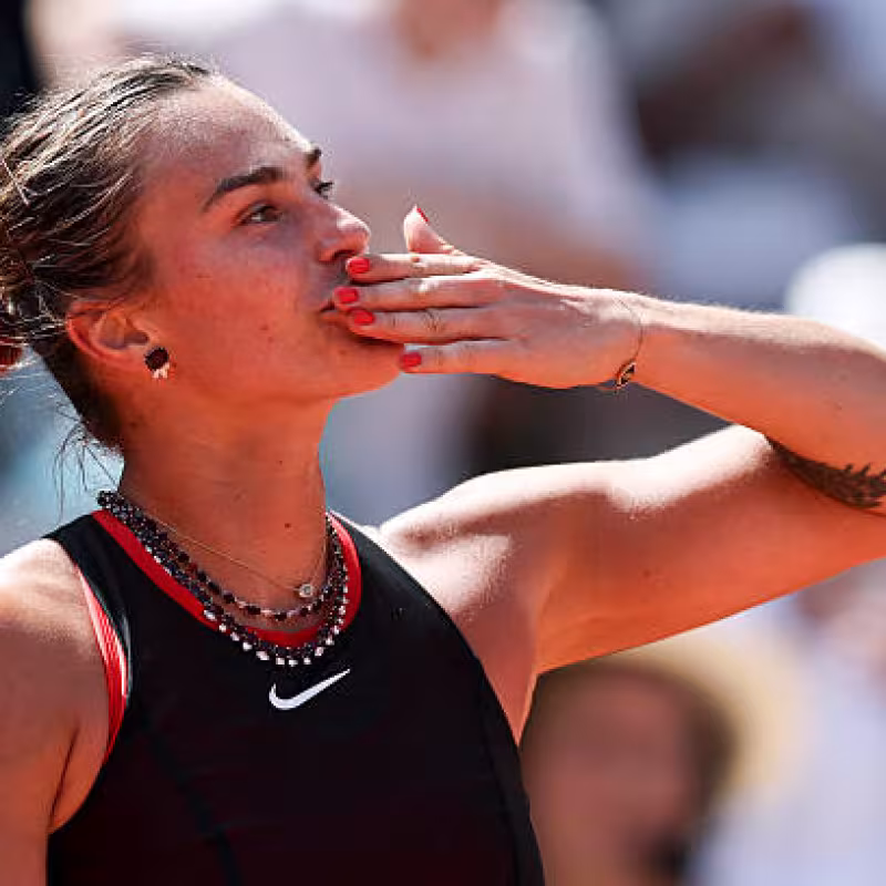 Sabalenka sweeps first and resists later to defeat Kasatkina. Photo: Gettyimages