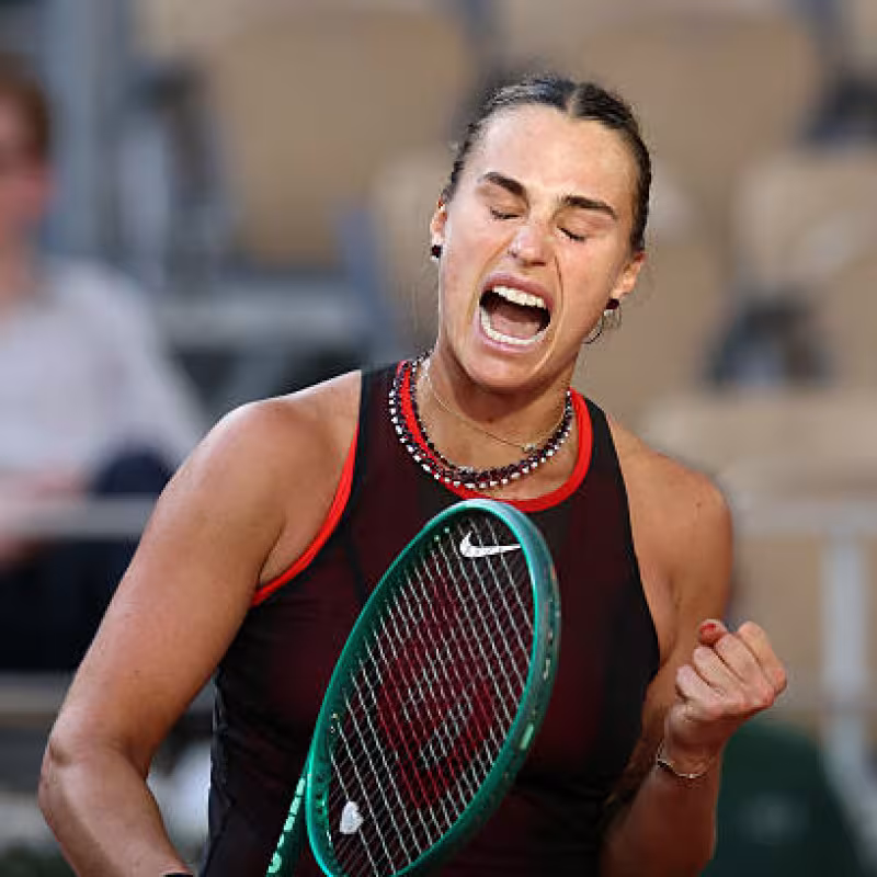 Sabalenka is left without top 10 rivals on her side of the draw at Roland Garros.