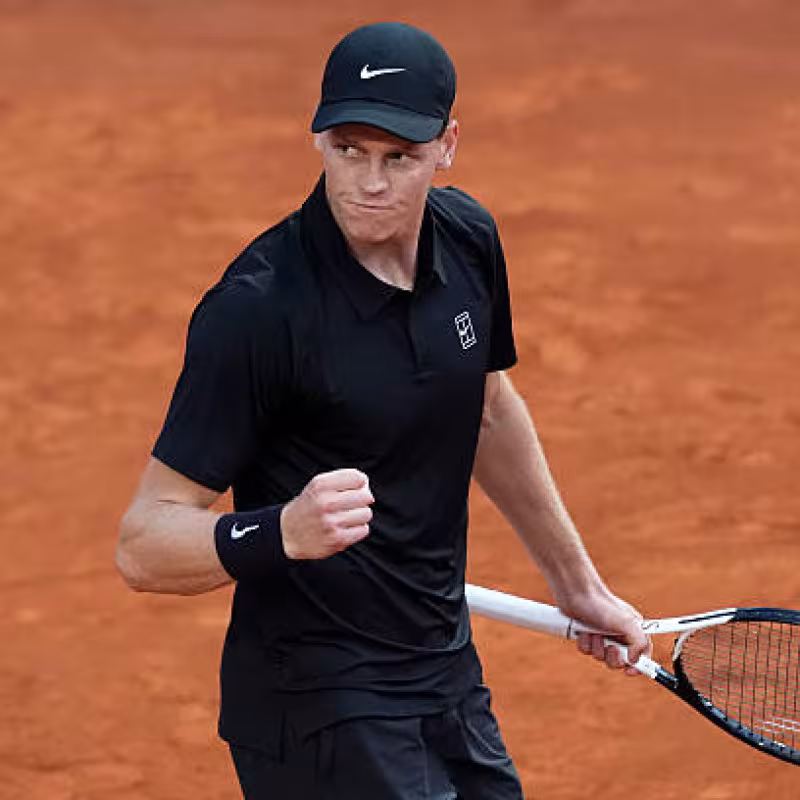 Sinner equals Nadal in an incredible record on the clay court tour