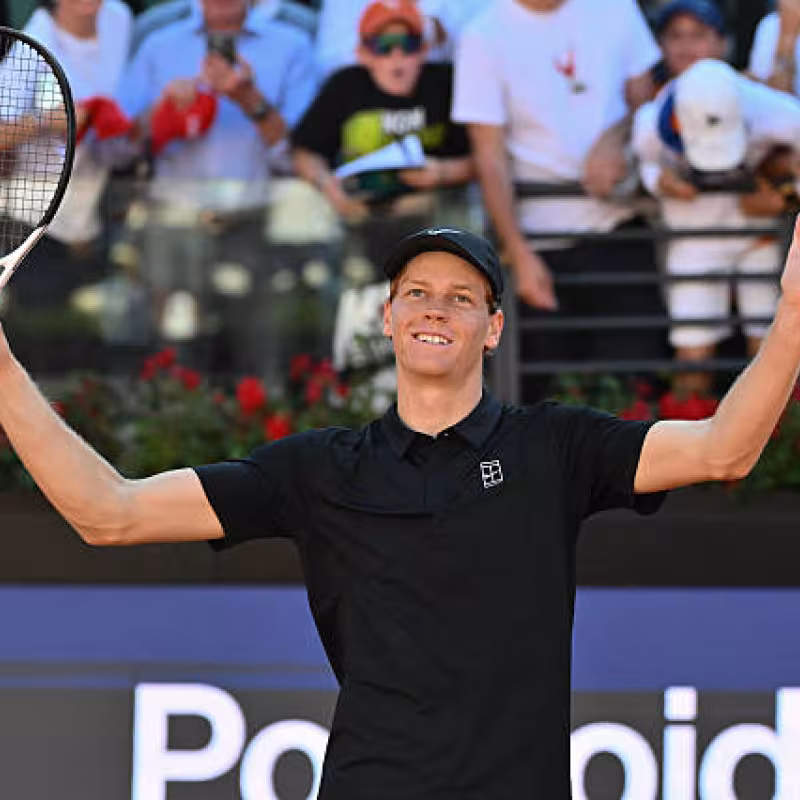 Sinner doesn't hit the brakes: crushes Popyrin in one hour and is already in the Rome round of 16. Photo: Gettyimages