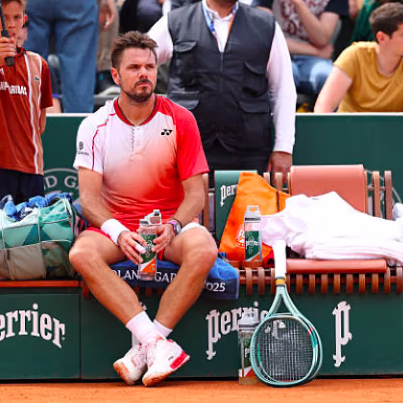 This will be Wawrinka's opponent at Roland Garros after Fils withdraws. Source: Getty