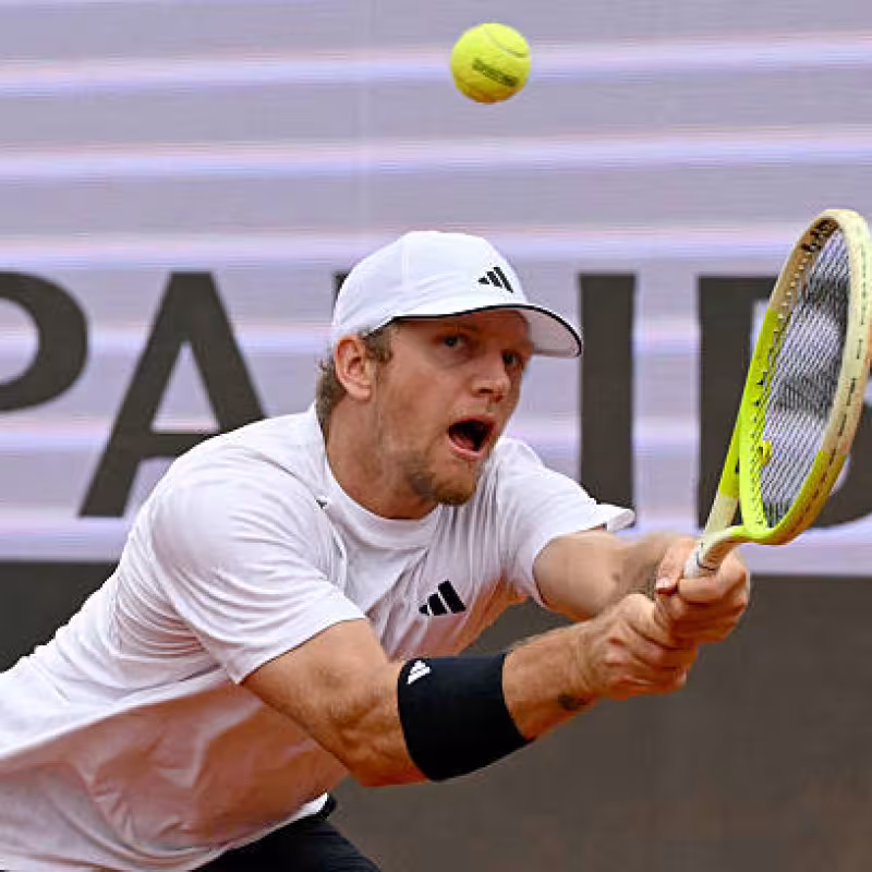 Alejandro Davidovich loses in Rome. Photo: gettyimages