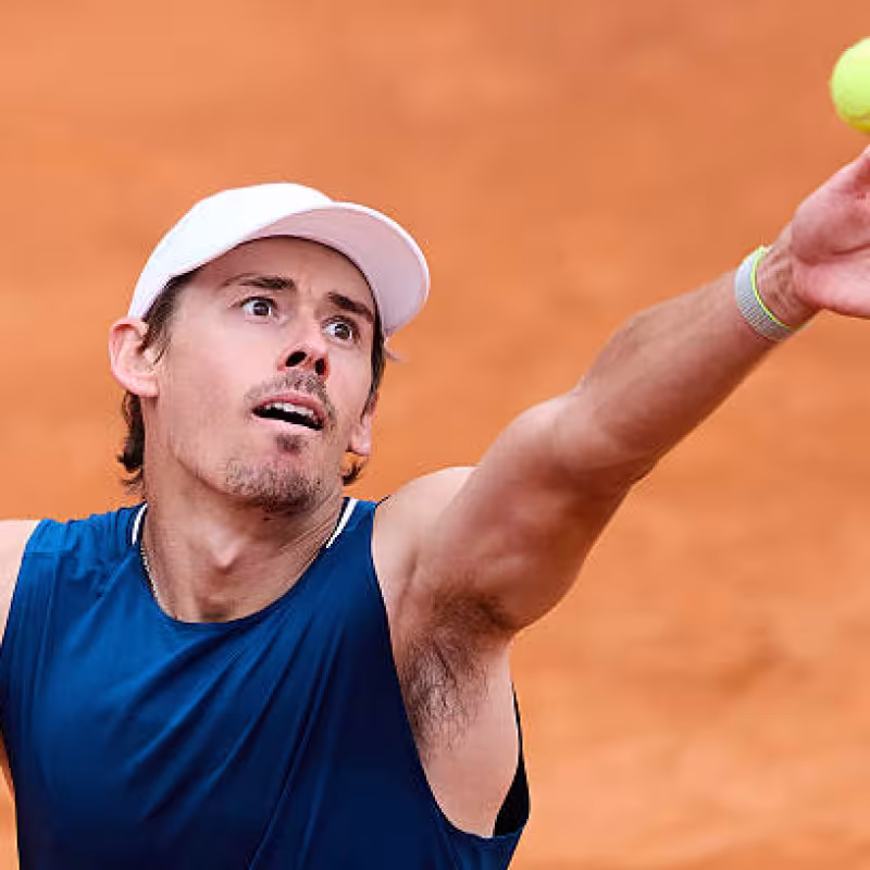 Alex de Minaur, expectations on clay court. Photo: gettyimages