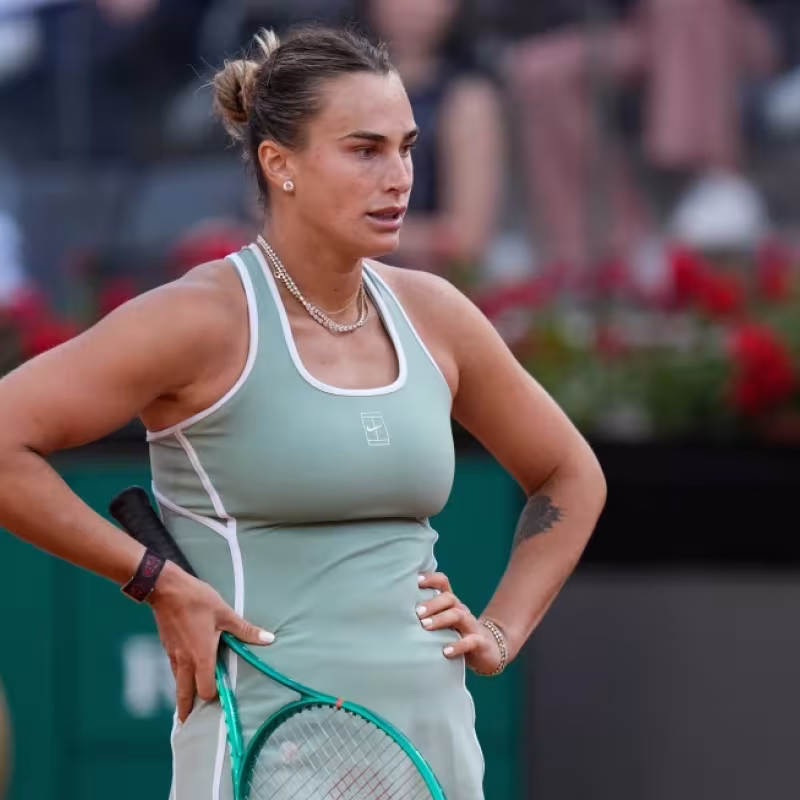 **Upsetting** the journalist as a pressure tactic at Roland Garros. Photo: Getty
