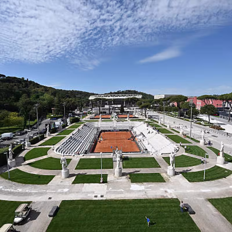 Detail of the Rome Tournament. Photo: Getty Images.