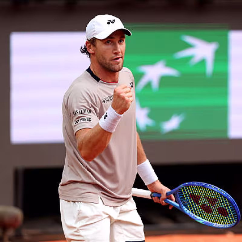Casper Ruud defeats Khachanov in Rome. Photo: gettyimages