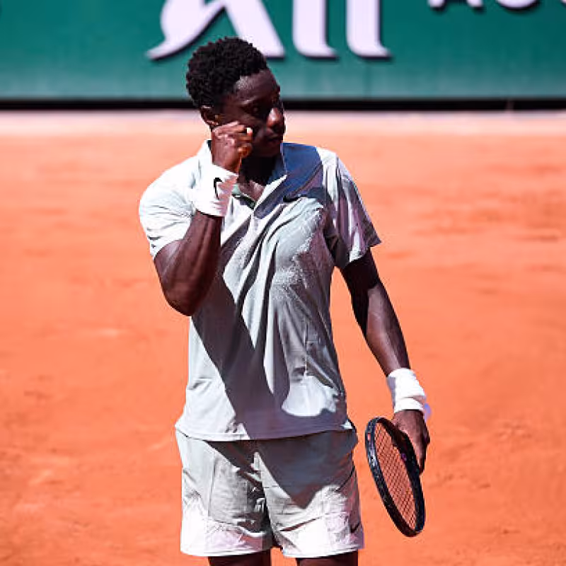 Moise Kouame, precocity at Roland Garros 2026. Photo: gettyimages