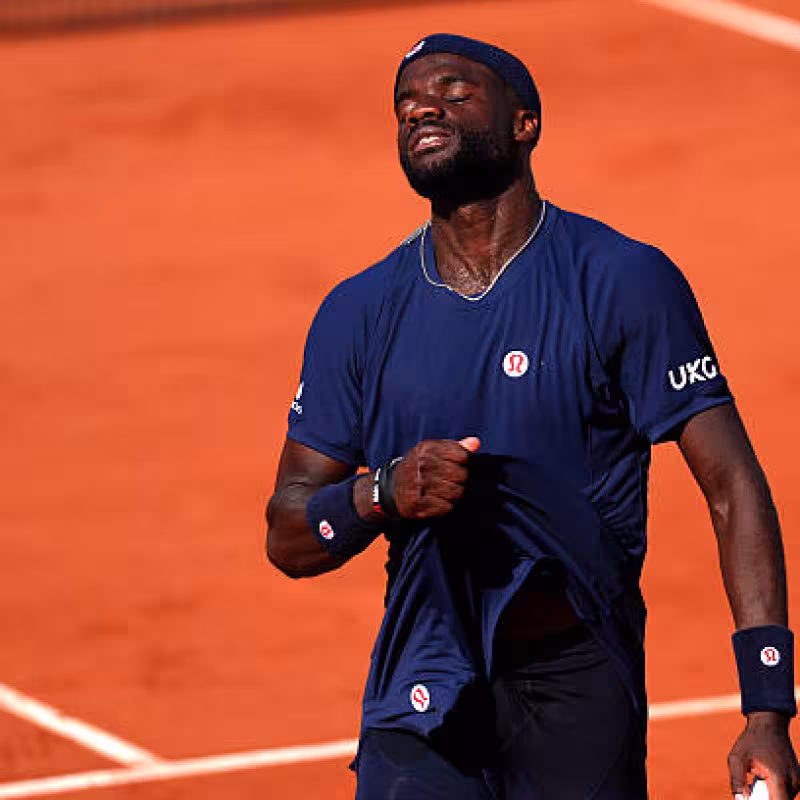 Frances Tiafoe, racket theft. Photo: gettyimages