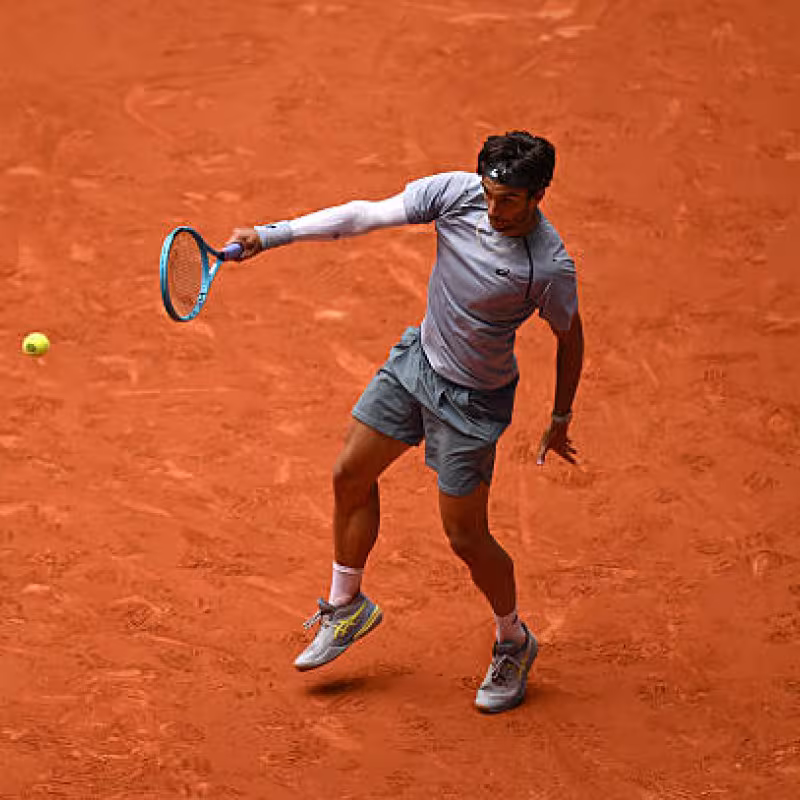 Lorenzo Musetti, one-handed backhand. Photo: gettyimages