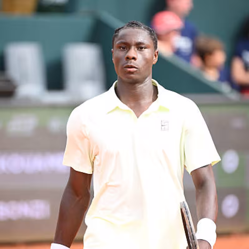Moise Kouamé, historic duel with Cilic. Photo: gettyimages.