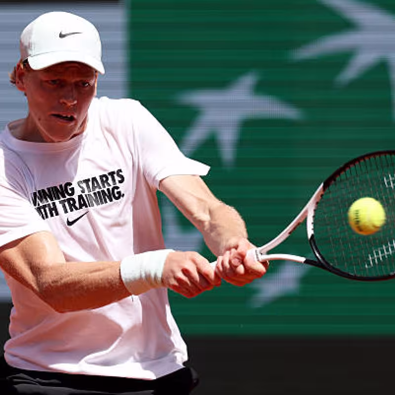 Jannik Sinner debuts at Roland Garros 2026. Photo: gettyimages