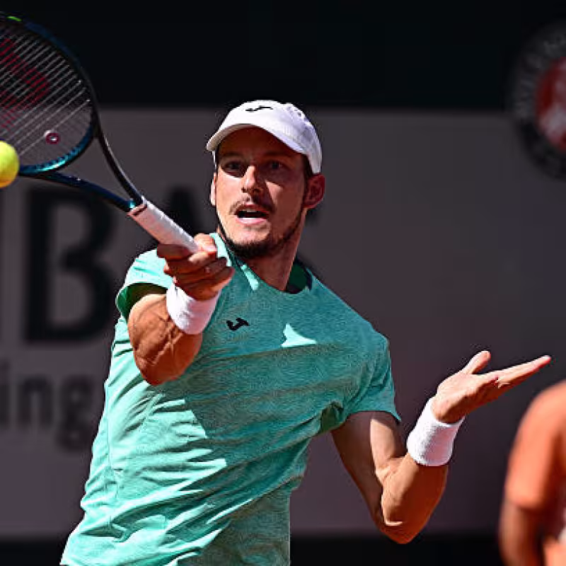 Pablo Carreño defeats Lehecka at Roland Garros 2026. Photo: gettyimages