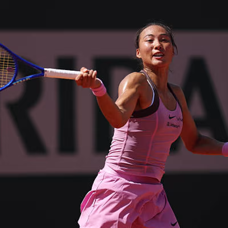 Qinwen Zheng loses at Roland Garros 2026. Photo: gettyimages