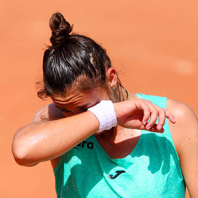 Sara Sorribes loses at Roland Garros. Photo: gettyimages