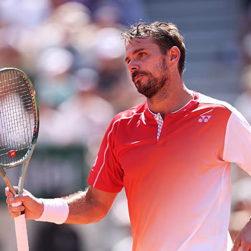 Stan Wawrinka, tribute from Roland Garros 2026. Photo: gettyimages.