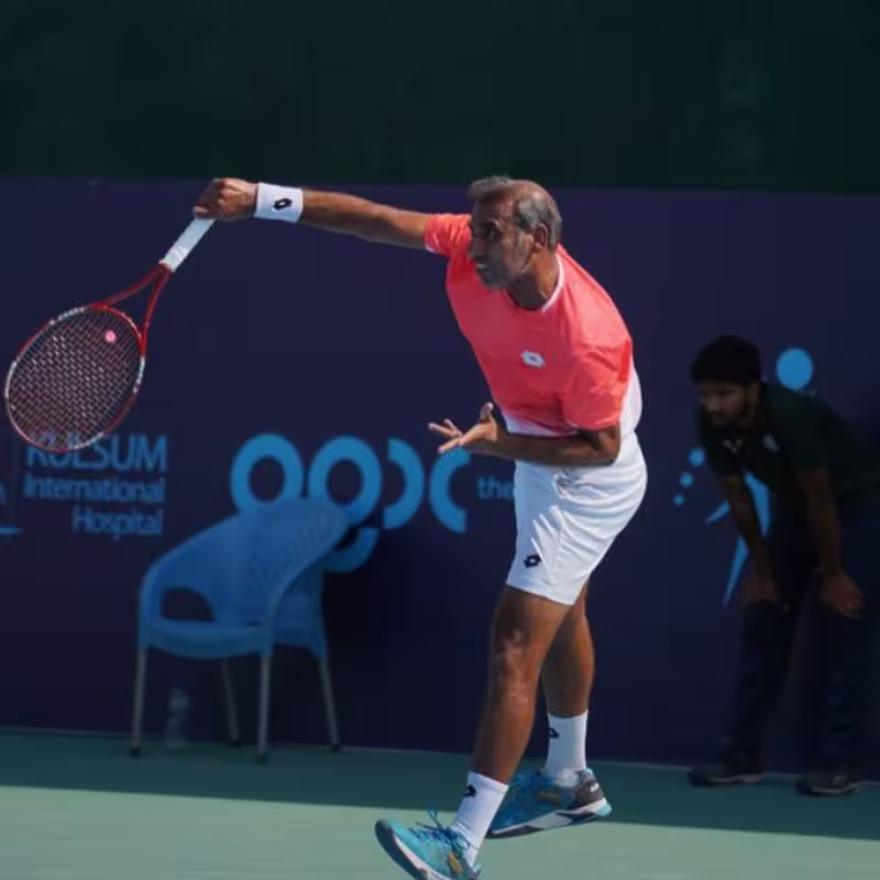 Oldest tennis player in the world. Photo: gettyimages