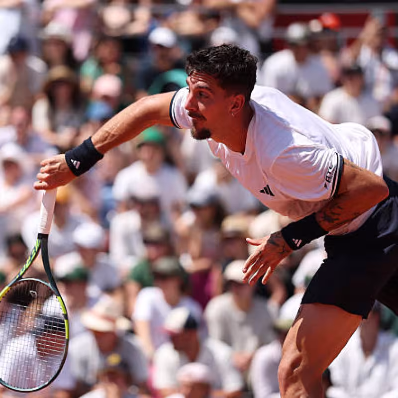 Thanasi Kokkinakis talks about his injury at Roland Garros. Photo: gettyimages