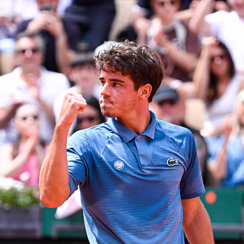 Thomas Faurel at Roland Garros 2026. Photo: gettyimages