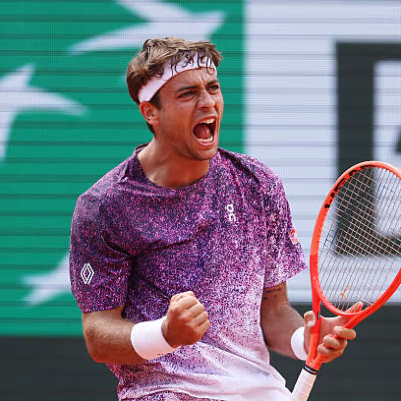 Agassi trusts Cobolli to cause an upset against Zverev at Roland Garros. Source: Getty Images.