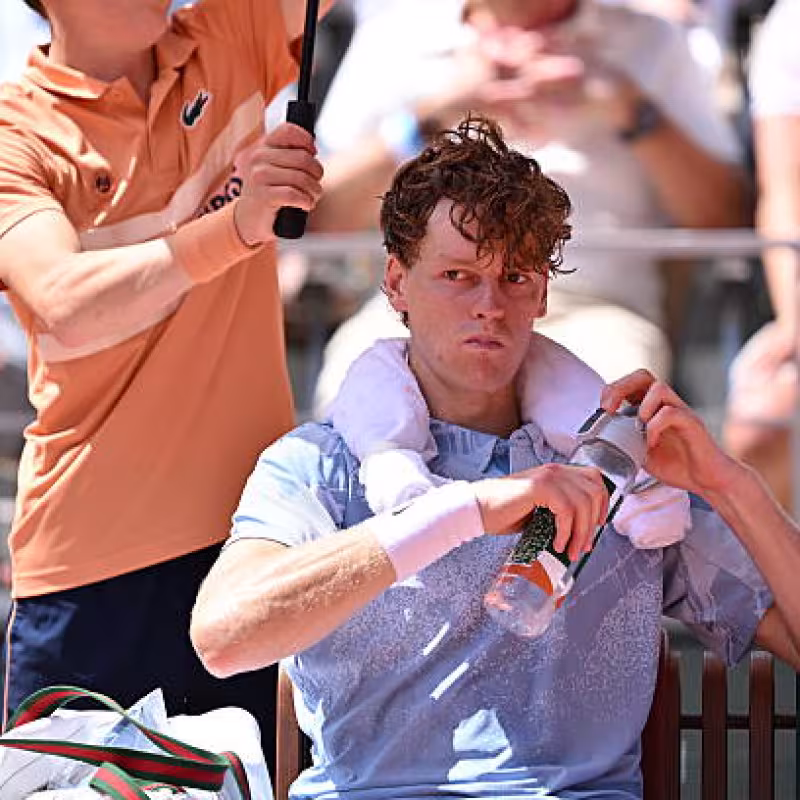 Agassi, very critical of Sinner's physique after being eliminated at Roland Garros. Source: Getty Images.