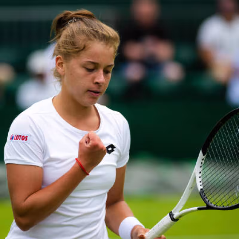 La paradoja de Chwalinska en Wimbledon: invitada y cabeza de serie. Foto: Gettyimages