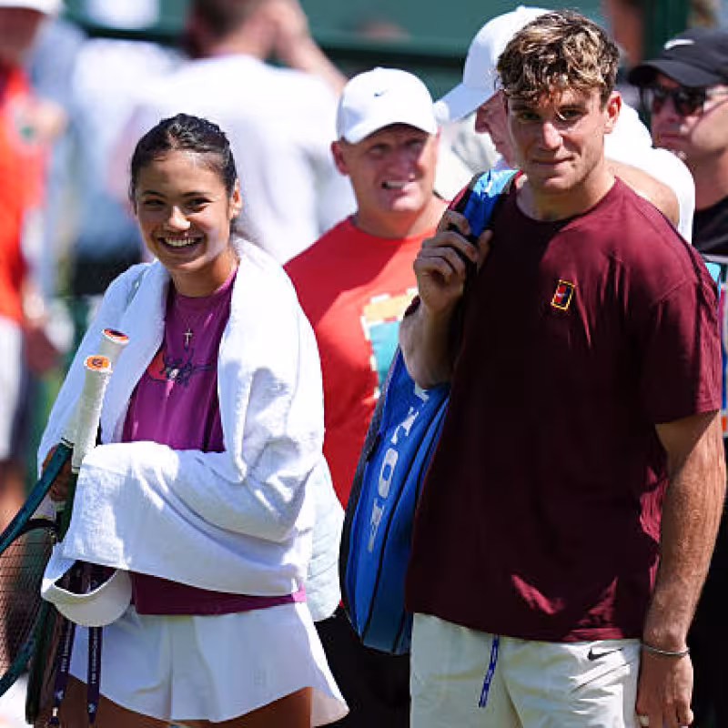 Draper e Raducanu, le grandi speranze del Regno Unito per Wimbledon. Fonte: Getty Images.
