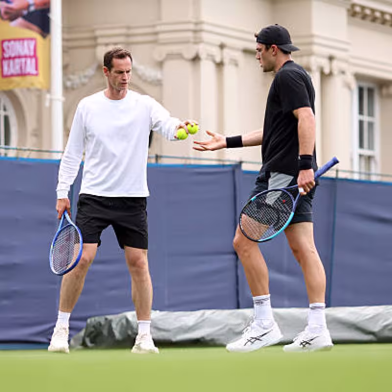 Draper vuelve con victoria y con Murray en el banquillo: "He jugado como hacía él, ganando feo". Foto: Gettyimages