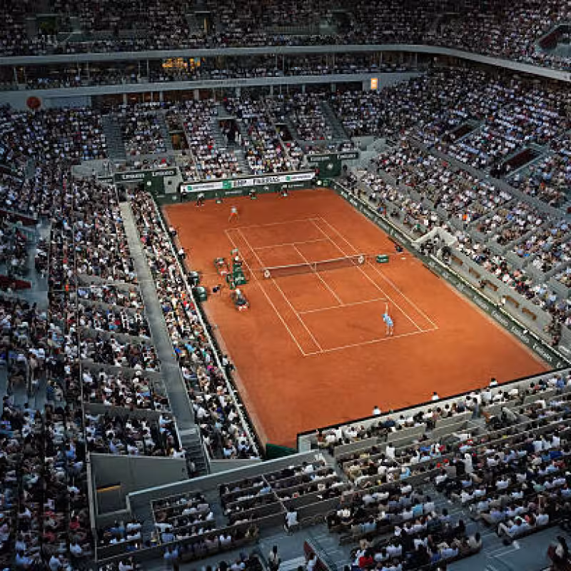 Roland Garros' nice gesture for attendees at the match between Cobolli and Arnaldi. Source: Getty Images.