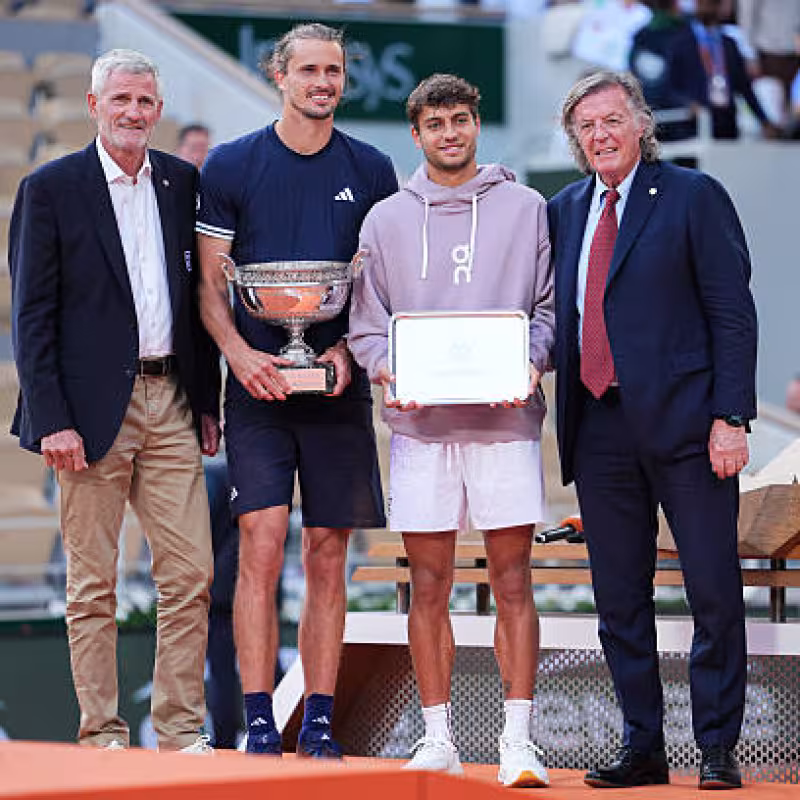 The Roland Garros final between Zverev and Cobolli, the least watched in the United States in 20 years. Photo: Getty Images