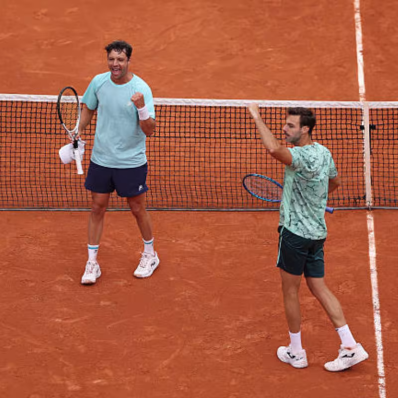 Granollers and Zeballos reign at Roland Garros for the second consecutive year. Source: Getty Images.