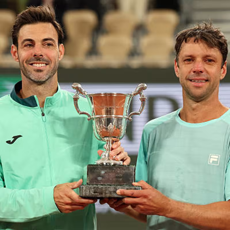 Granollers and Zeballos, after winning their second Roland Garros: "It's never too late for anyone". Source: Getty Images.