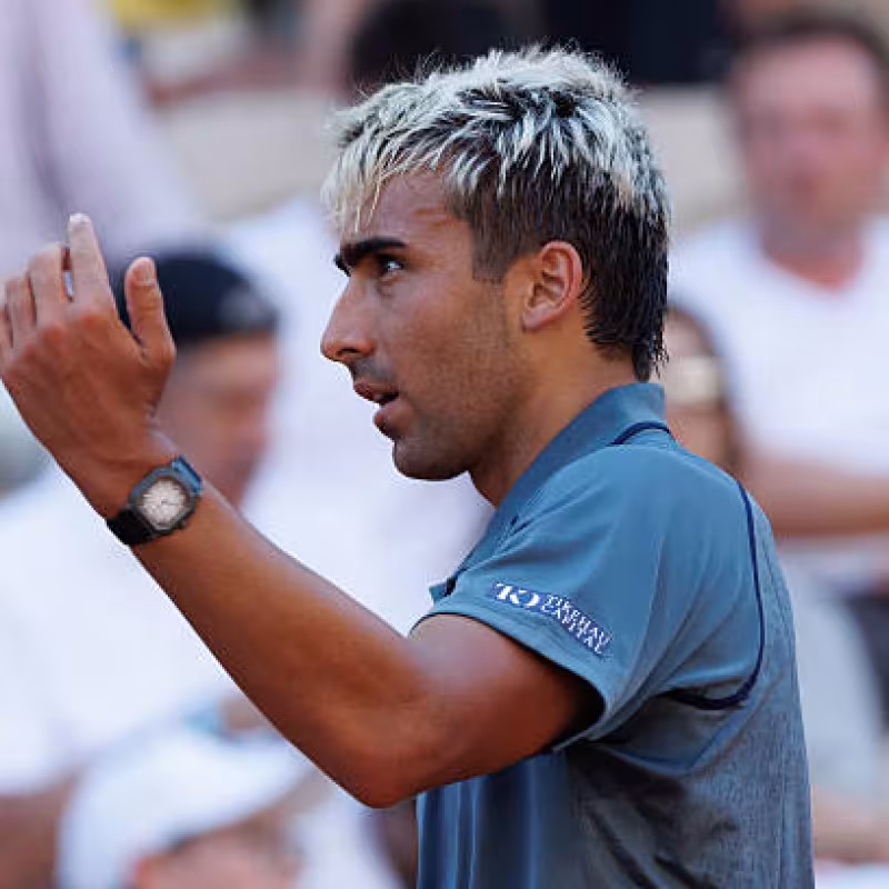 Mérida profite de la blessure de Carabelli pour avancer à Wimbledon. Source: Getty Images.