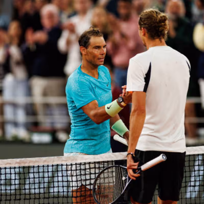 Nadal congratulates Zverev on his title at Roland Garros: "Deserved after all the hard work and perseverance". Photo: Gettyimages