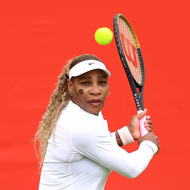Serena Williams leaves in the air her return to the singles circuit. Source: Getty Images.