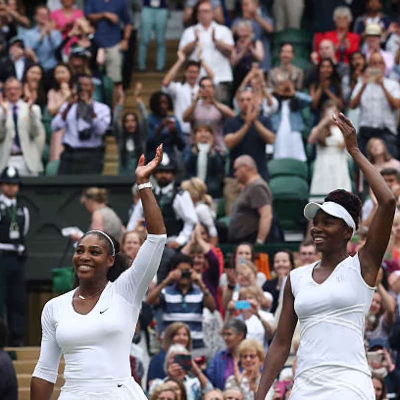 Make way for the 14-time Grand Slam doubles champions: Venus and Serena Williams return. Photo: Gettyimages.