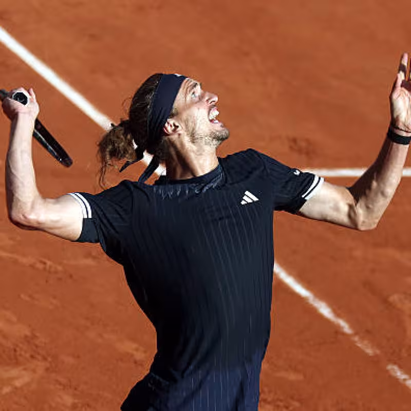 Zverev: "Before Roland Garros they gave me 40 injections in the back." Photo: Gettyimages