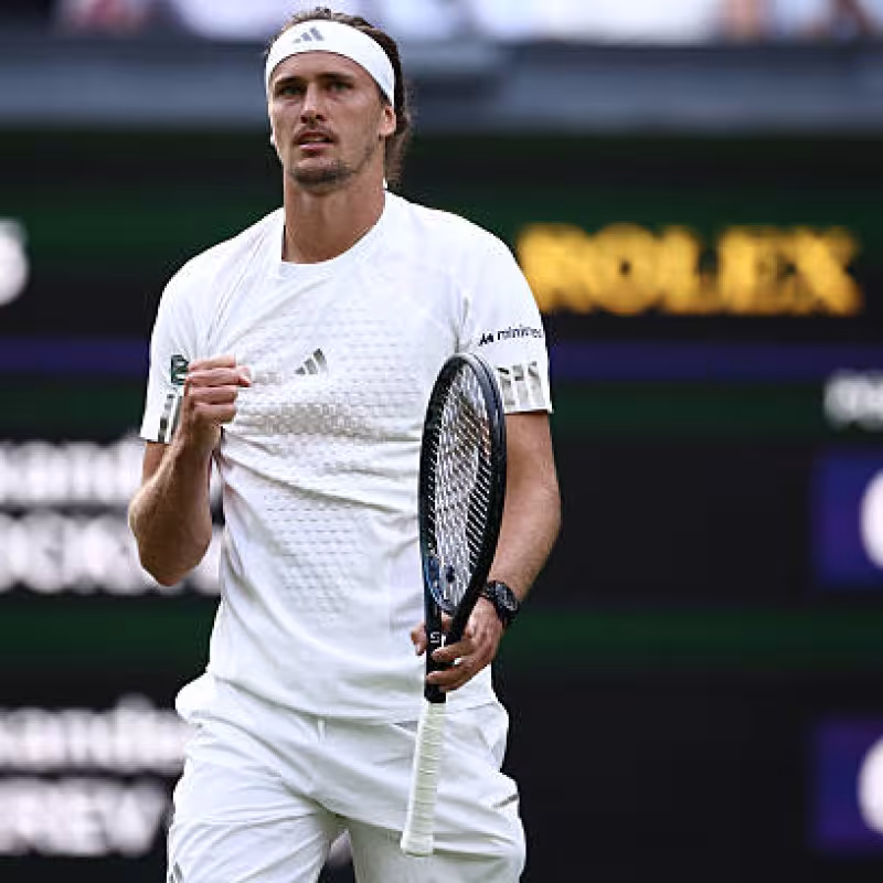 Zverev svela quale superficie di campo sceglierebbe per battere Sinner e Alcaraz. Fonte: Getty Images.