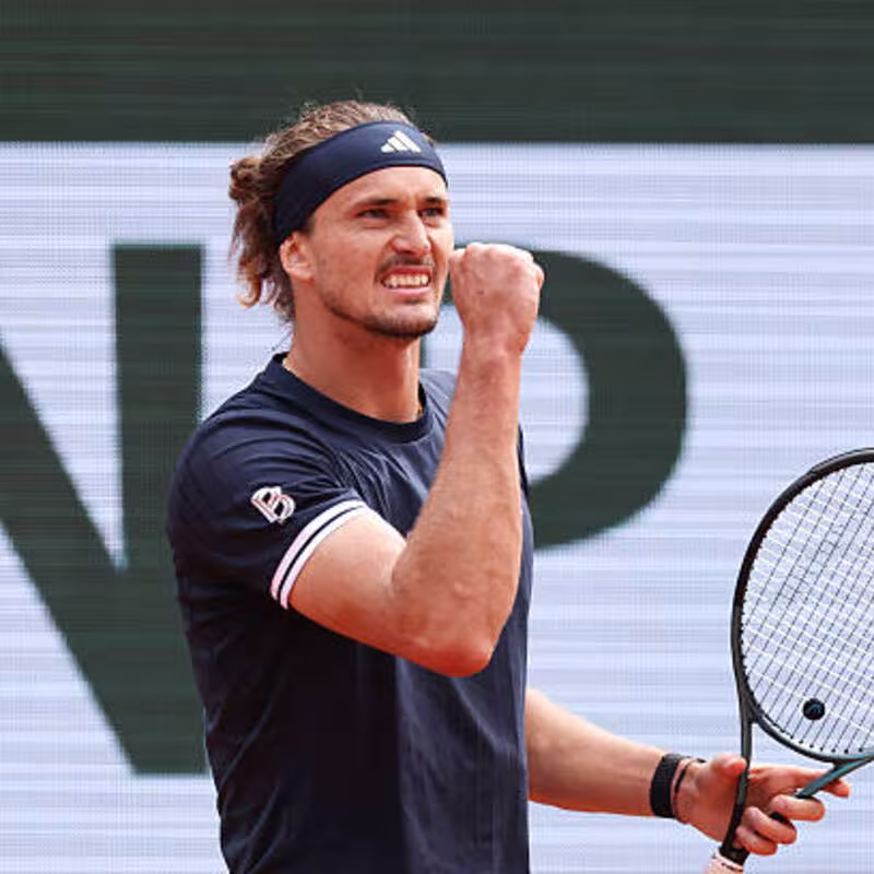 Alexander Zverev, where to watch and Roland Garros 2026 final schedule. Photo: gettyimages