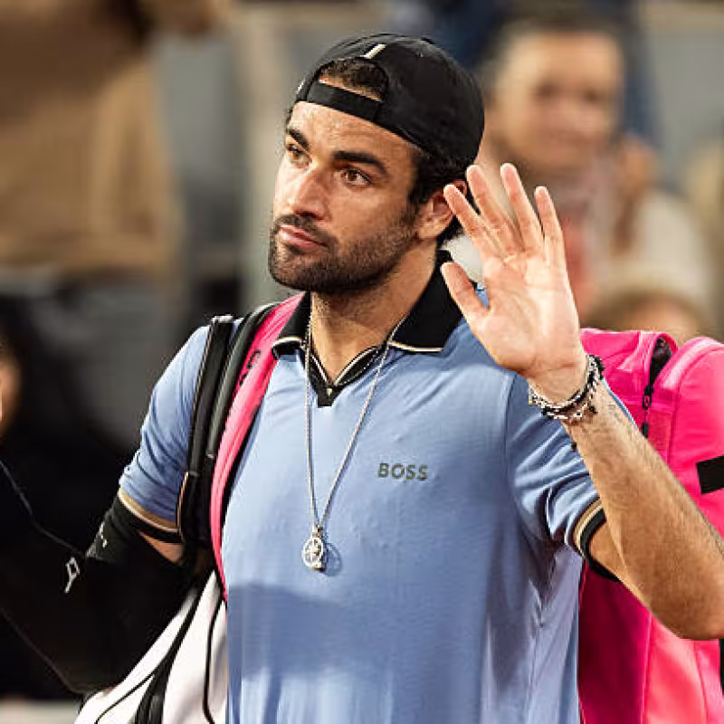Berrettini rules out a serious injury: wants to return for Wimbledon. Source: Getty