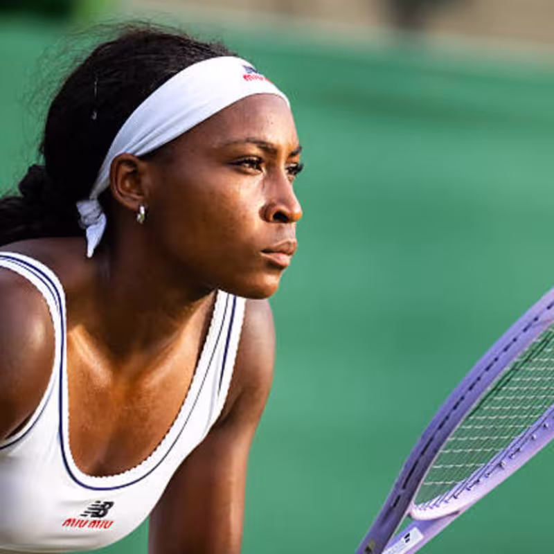 Cori Gauff, cambio de estilo en Wimbledon 2026. Foto: gettyimages