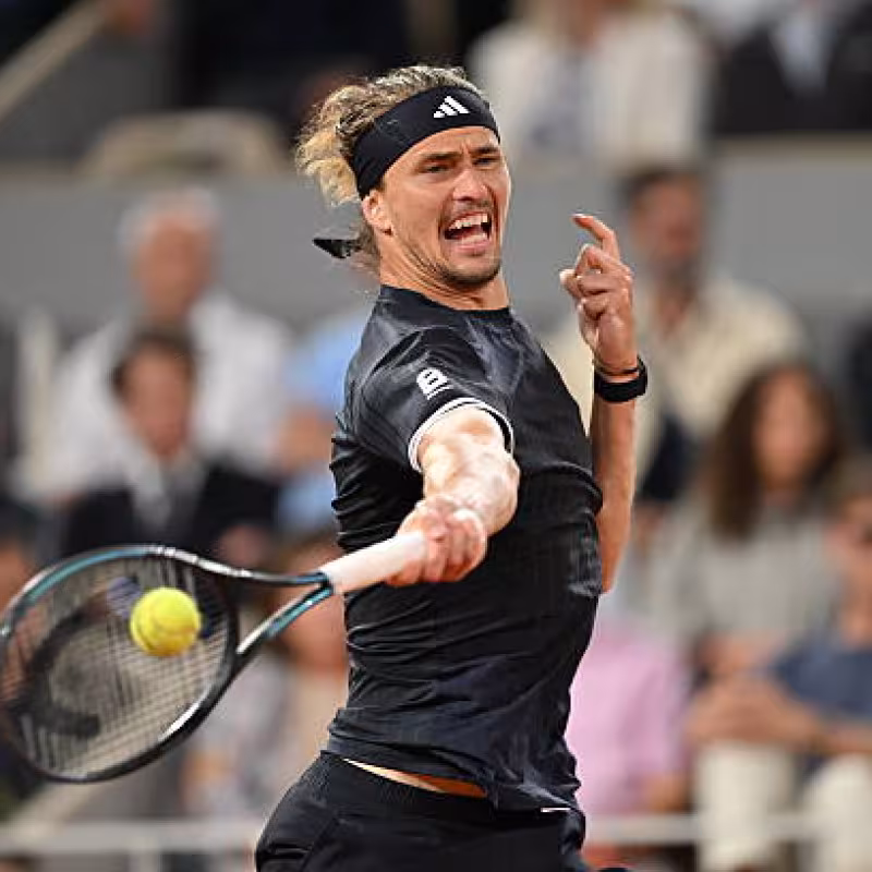 The data of Zverev's path to the Roland Garros final that speaks of the tournament's level. Source: Getty